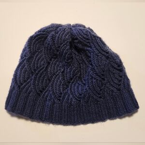 Cozy Blue Knit Beanie